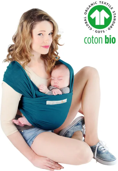 Basic Bio-elastisches Tragetuch Blau