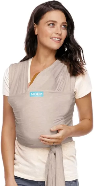 Moby elastisches Tragetuch - Taupe