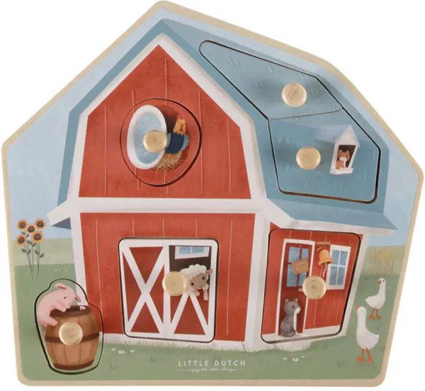 Holzpuzzle - Kleine Farm